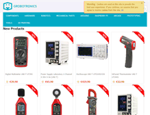 Tablet Screenshot of grobotronics.com